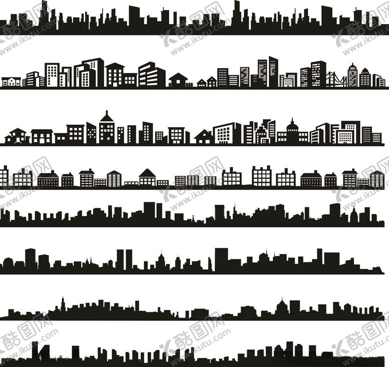 编号：39681803311642239896【酷图网】源文件下载-城市剪影