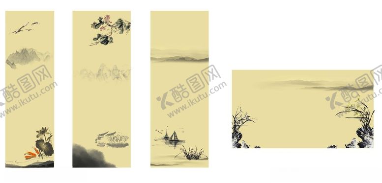 编号：75621402010505413168【酷图网】源文件下载-水墨背景