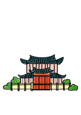 小插画建筑