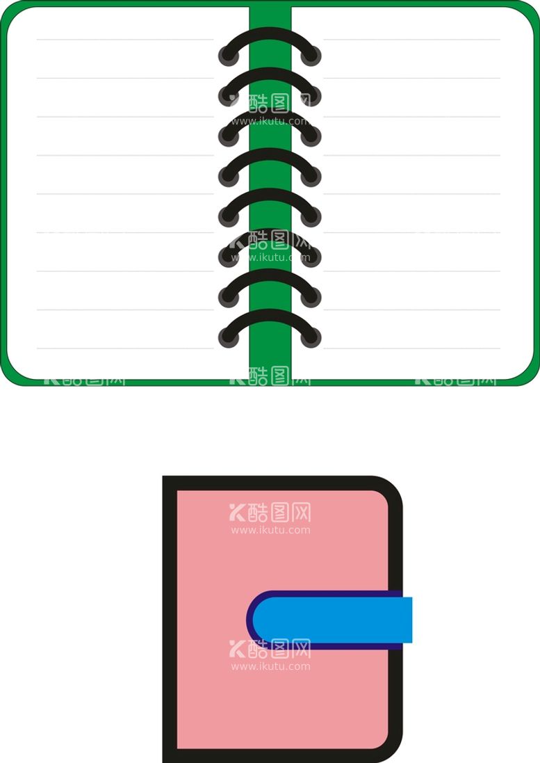 编号：77487012211801058515【酷图网】源文件下载-笔记本 素材 本子