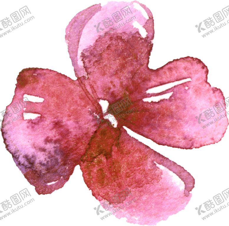 编号：12956705161719487906【酷图网】源文件下载-水彩手绘花卉花朵植物