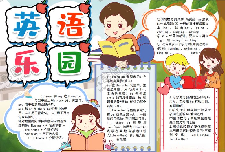 编号：80562410050820555131【酷图网】源文件下载-英语小报