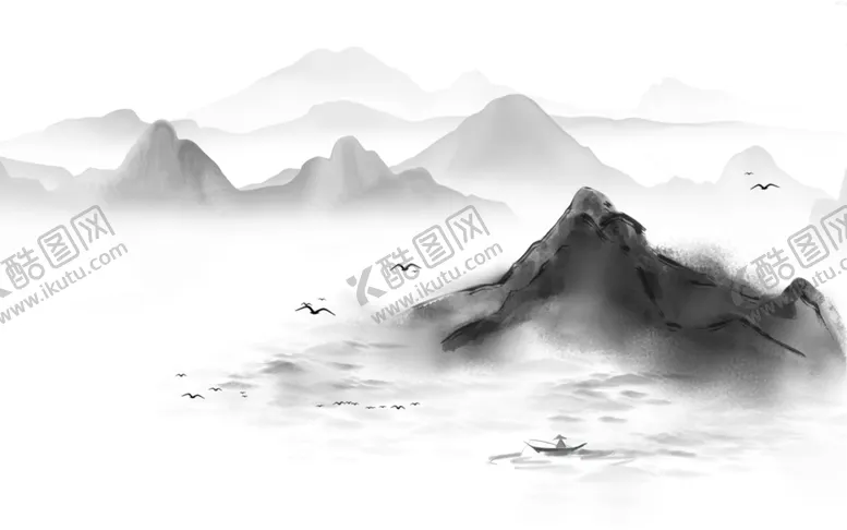 编号：51241102141549043813【酷图网】源文件下载-山水国画背景