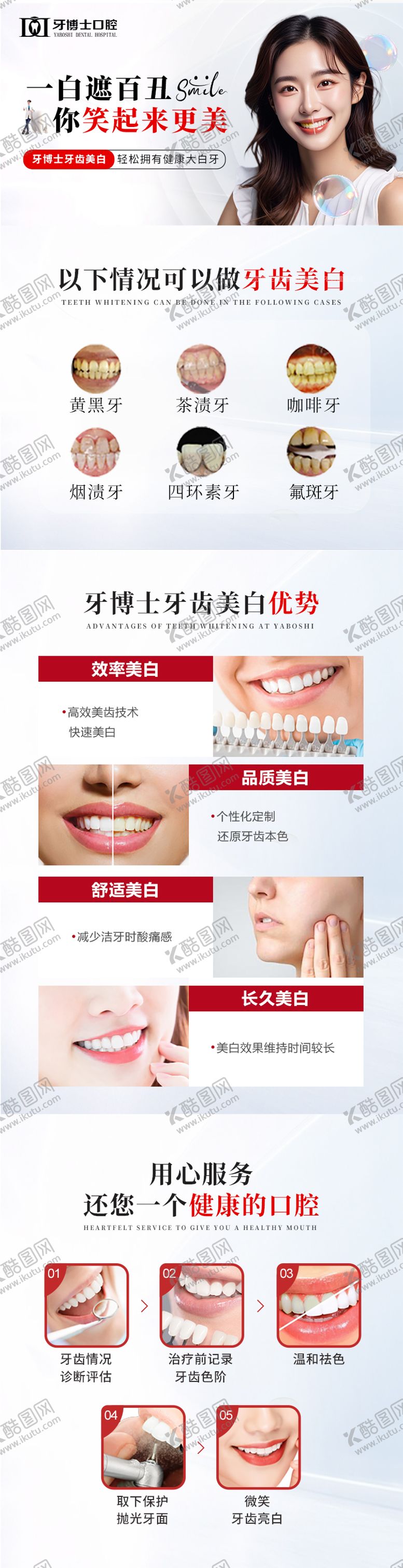 编号：17127012301654012308【酷图网】源文件下载-牙齿美白口腔详情页
