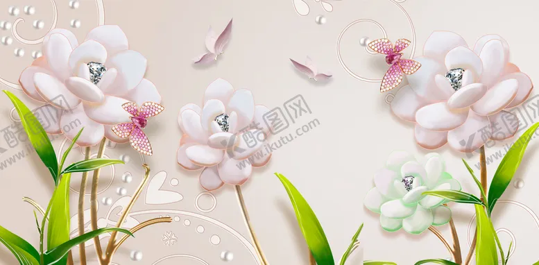编号：06521709272350571936【酷图网】源文件下载-清荷墨韵荷花装饰画