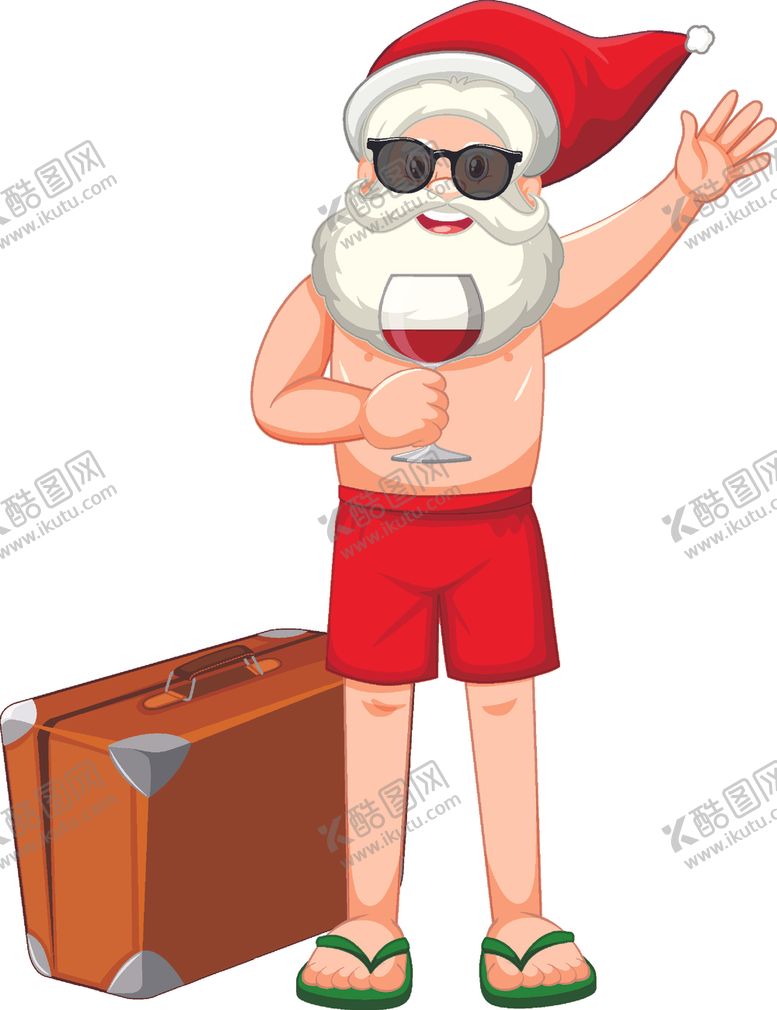 编号：13058605151841505058【酷图网】源文件下载-卡通圣诞老人
