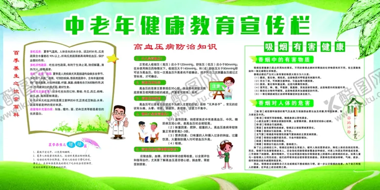 编号：45464606282043282136【酷图网】源文件下载-健康教育宣传栏