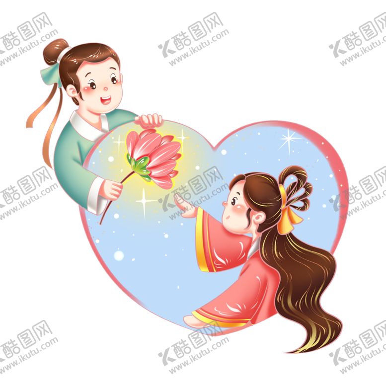 编号：89650712121552469180【酷图网】源文件下载-七夕元素