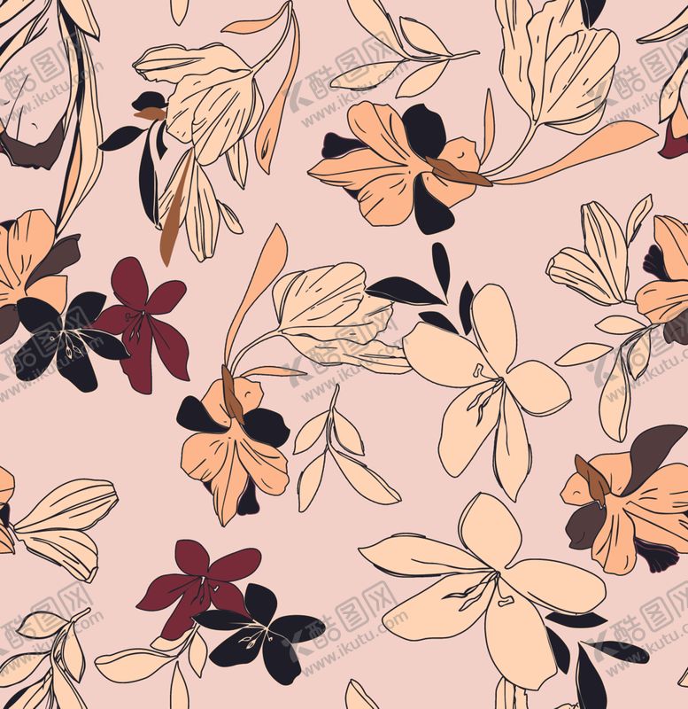 编号：59197209170812192041【酷图网】源文件下载-花设计大牌图案