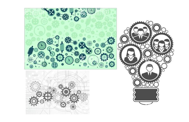 编号：10986509222215011358【酷图网】源文件下载-齿轮元素