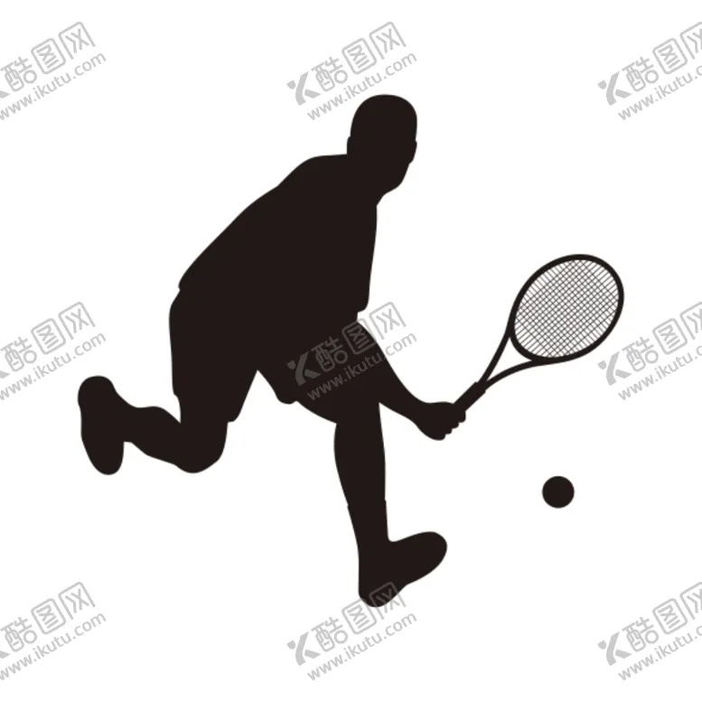 编号：12442806241117568717【酷图网】源文件下载-打网球