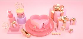 赛博舞台科技展台C4D场