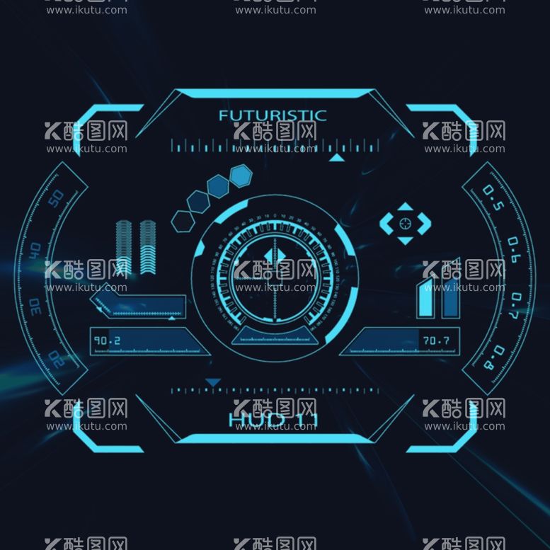 编号：10107311250335142720【酷图网】源文件下载-科技元素背景