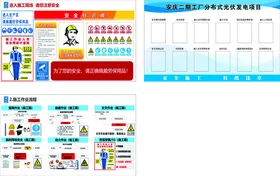 光伏施工安全看板