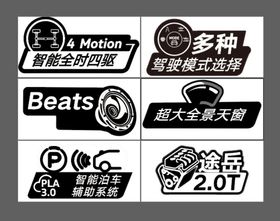 宝马iX3亮点车贴