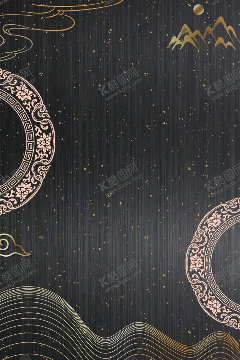 编号：91033709230951285868【酷图网】源文件下载-中式海报背景