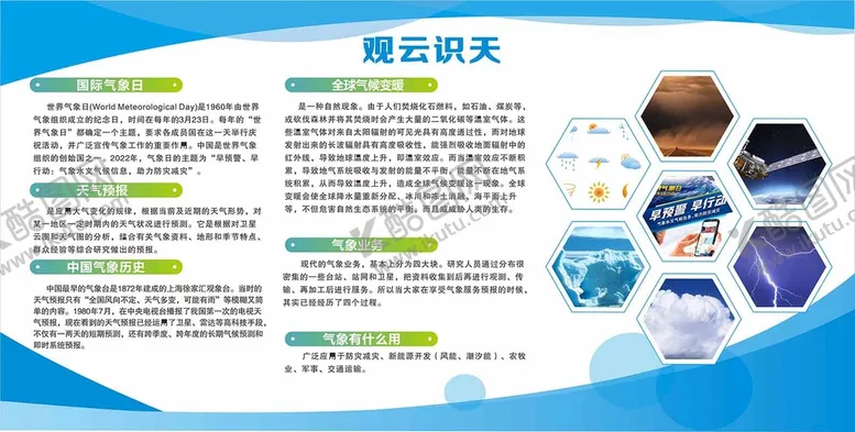 编号：27413509171023546927【酷图网】源文件下载-气象展板