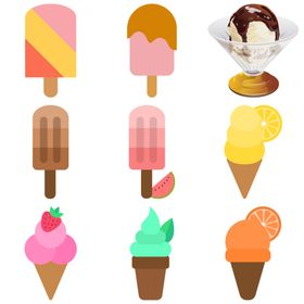卡通冰淇淋