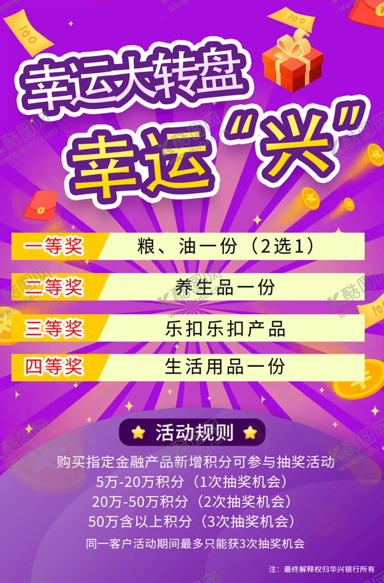 编号：86401909140012348765【酷图网】源文件下载-幸运大转盘 抽奖海报