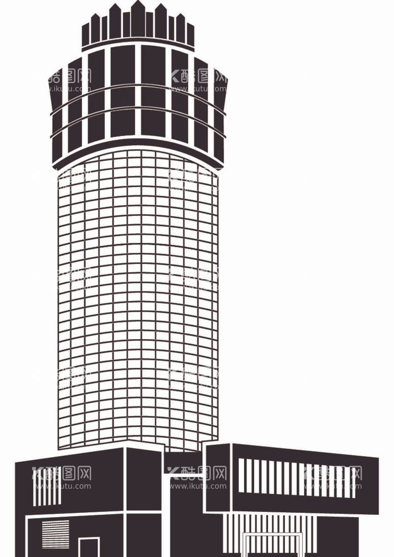 编号：27656012031243374769【酷图网】源文件下载-星湖大酒店矢量图