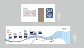 企业展厅文化墙背景板