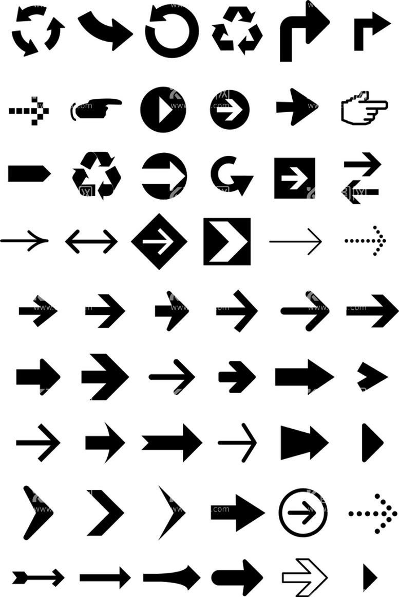 编号：13540710080321159653【酷图网】源文件下载-箭头图标
