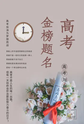 金榜题名中奖喜报绩效状元帽