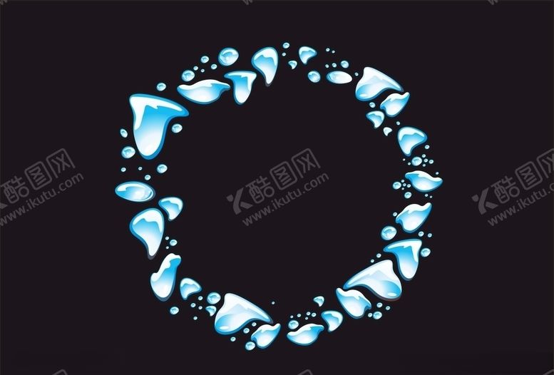 编号：95605705142130453063【酷图网】源文件下载-水滴矢量