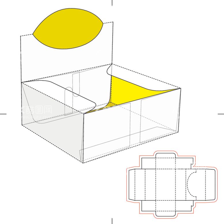 编号：86929512151855415804【酷图网】源文件下载-包装盒立体展开图