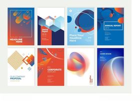 多彩创意海报设计模板