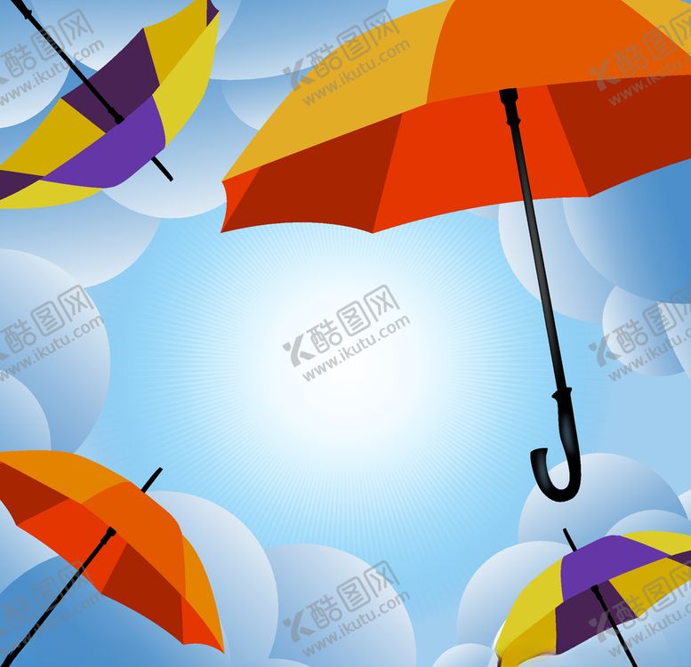 编号：49211109252144587632【酷图网】源文件下载-卡通伞