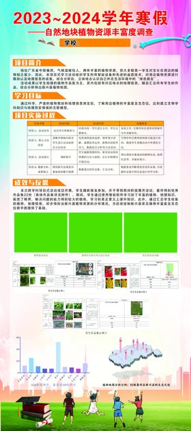 校园展板易拉宝宣传海报