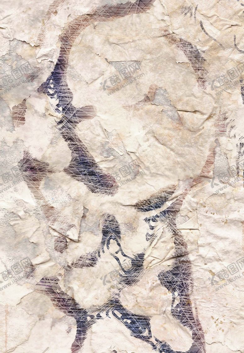 编号：25911109220203225779【酷图网】源文件下载-褶皱纸张