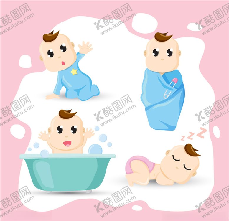 编号：11045203301317424951【酷图网】源文件下载-卡通婴儿