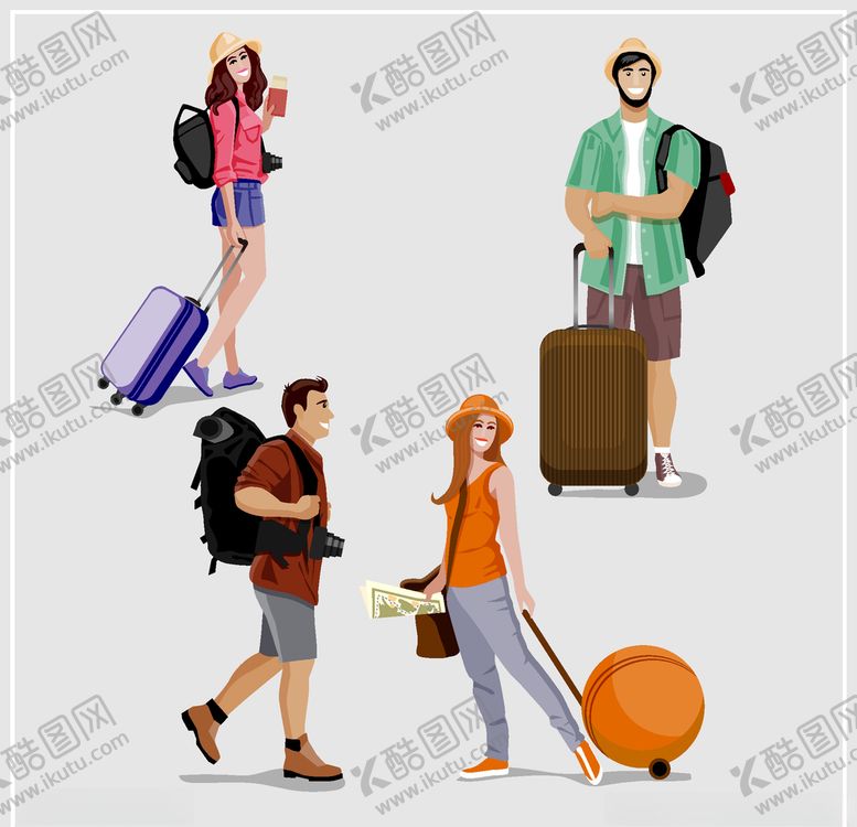 编号：48156309190938503807【酷图网】源文件下载-旅客游客