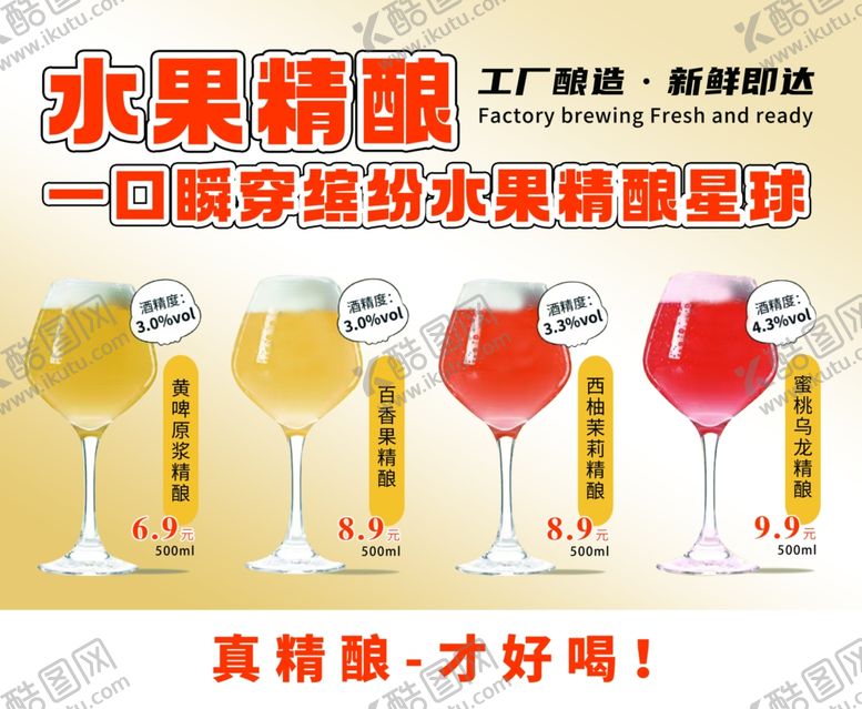 编号：48310205241021255512【酷图网】源文件下载-水果精酿