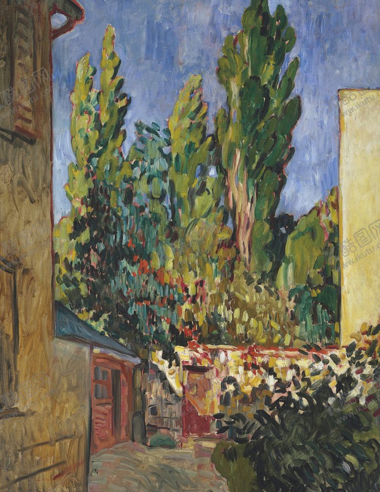 编号：59708609230740501107【酷图网】源文件下载-复古色调田园风景油画