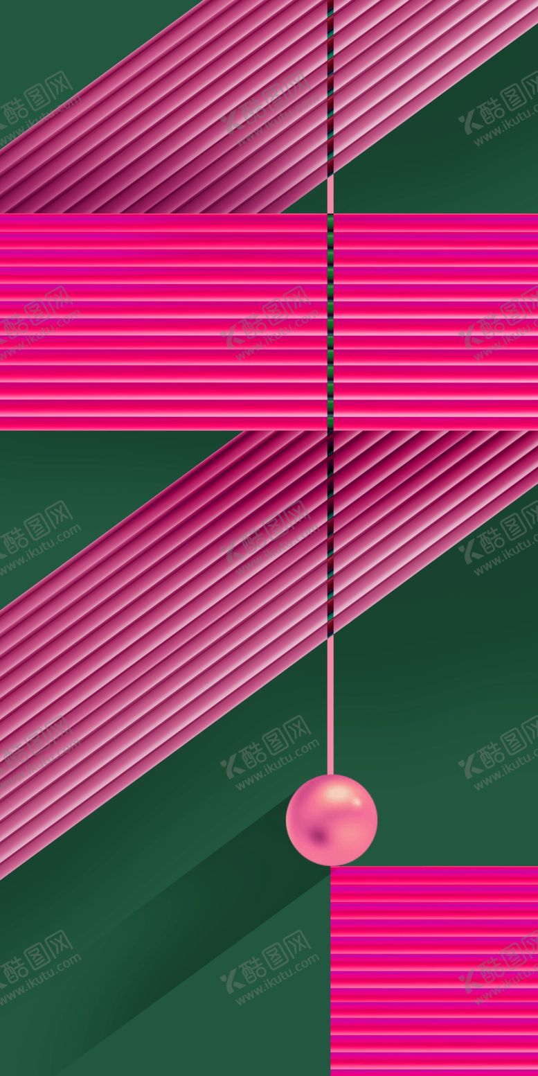 编号：78686111300229123676【酷图网】源文件下载-轻奢吊坠几何挂画装饰画