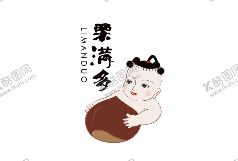 编号：14247306170643293871【酷图网】源文件下载-栗满多logo