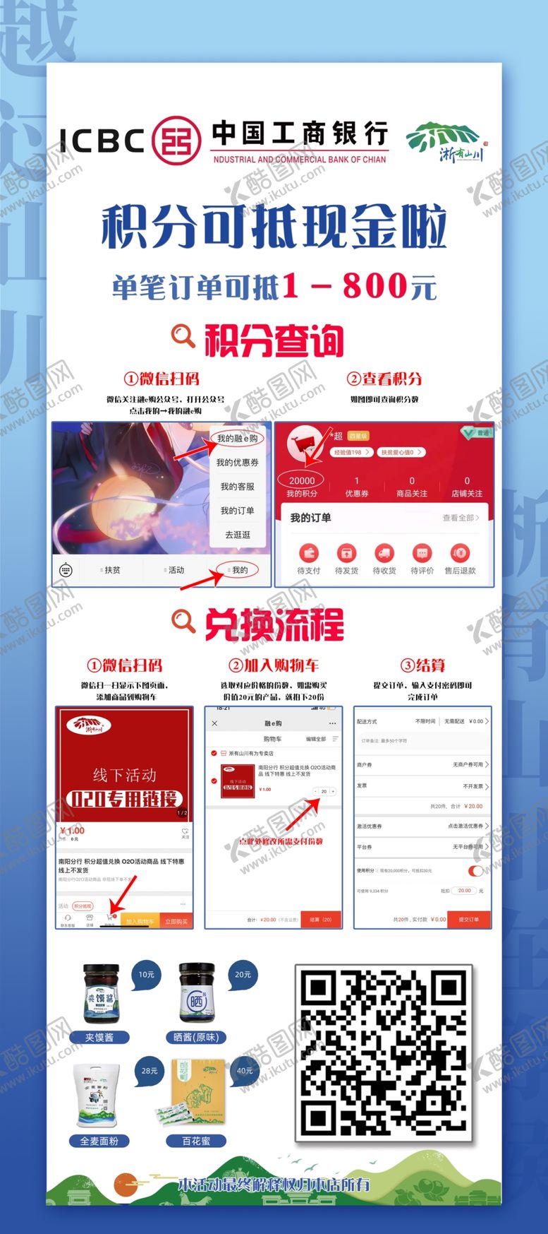 编号：69905604190314386968【酷图网】源文件下载-易拉宝活动流程积分兑换