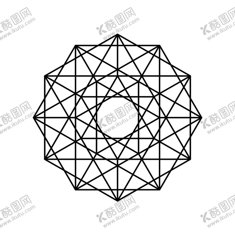 编号：12056907040549482123【酷图网】源文件下载-抽象几何图案