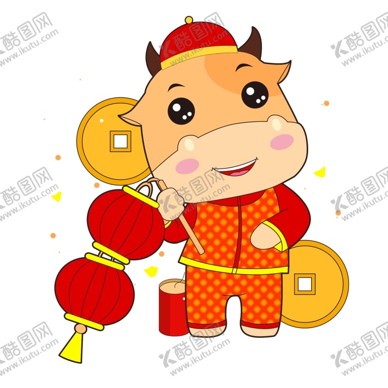 编号：29667809280011048753【酷图网】源文件下载-牛年卡通形象