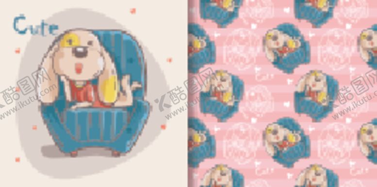 编号：26783010212007296084【酷图网】源文件下载-可爱小狗