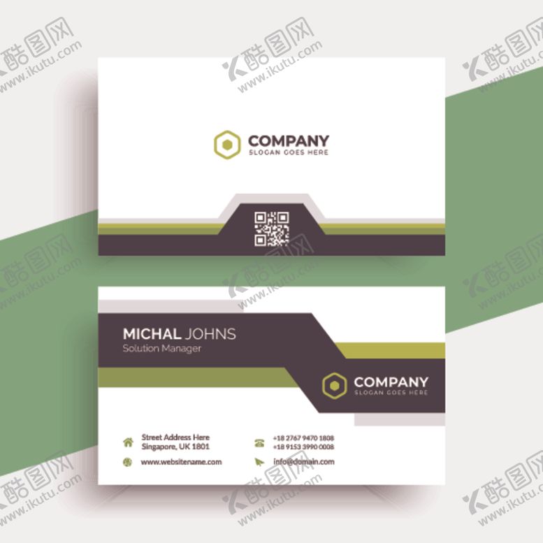 编号：92065310072058589800【酷图网】源文件下载-个性名片