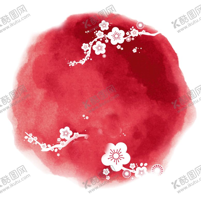 编号：40763007020643258085【酷图网】源文件下载-中国风水墨梅