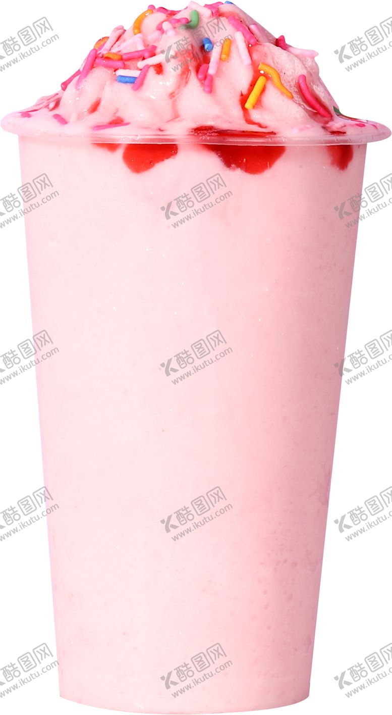 编号：98672804212209021753【酷图网】源文件下载-草莓冰沙