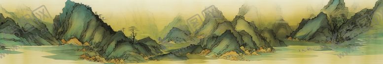 编号：90332901200523186944【酷图网】源文件下载-国画山水画