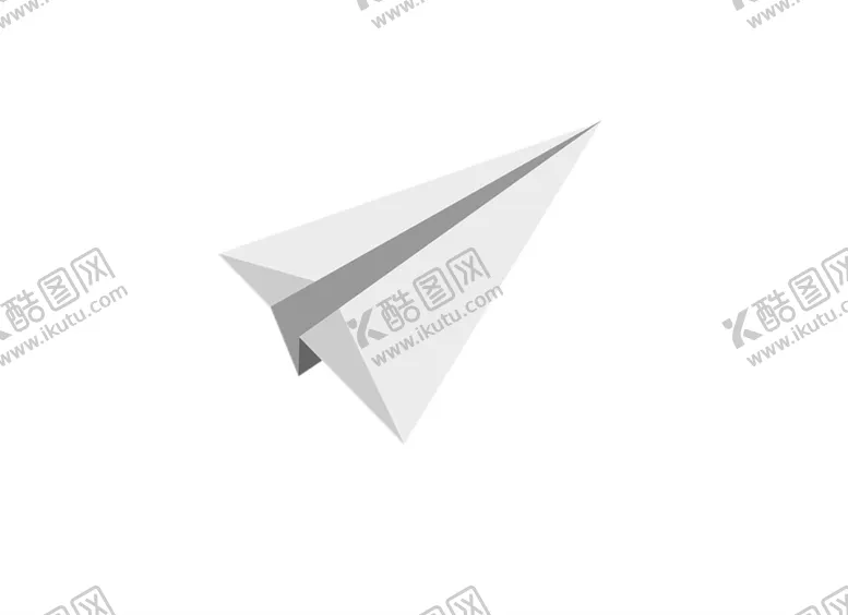 纸飞机透明背景插画插图图形