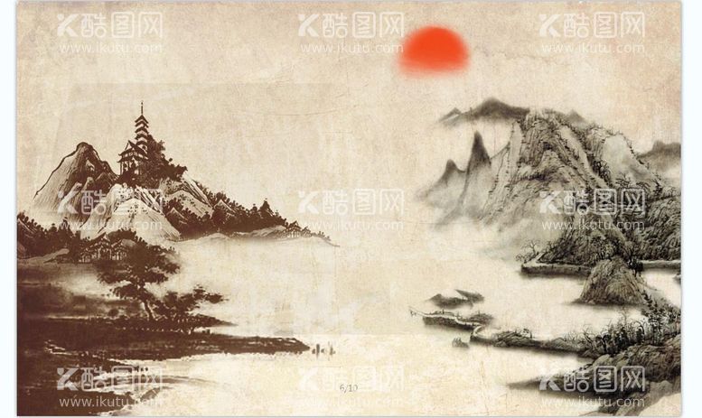 编号：40185610080846540364【酷图网】源文件下载-山水画