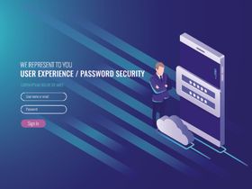 2.5d商务登录ui页面